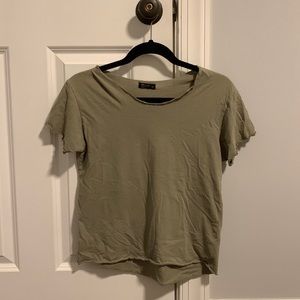 lettuce edge olive green top